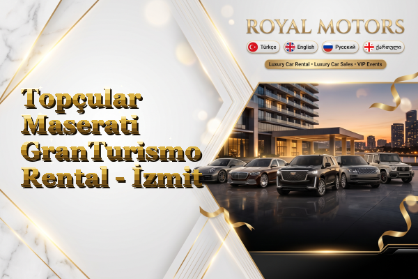 Topçular Maserati GranTurismo Rental - İzmit
