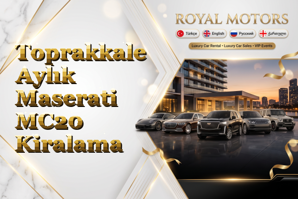 Toprakkale Aylık Maserati MC20 Kiralama