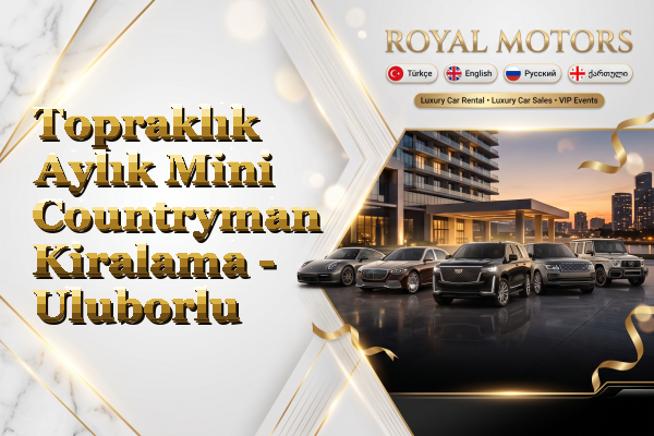 Topraklık Aylık Mini Countryman Kiralama - Uluborlu
