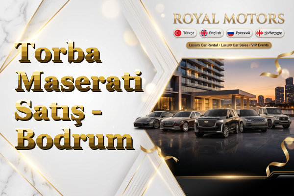 Torba Maserati Satış - Bodrum
