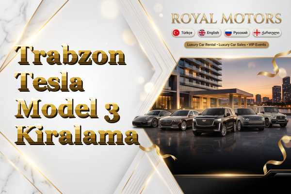 Trabzon Tesla Model 3 Kiralama