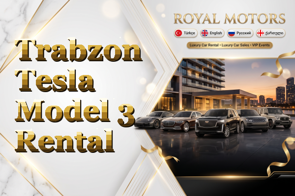 Trabzon Tesla Model 3 Rental