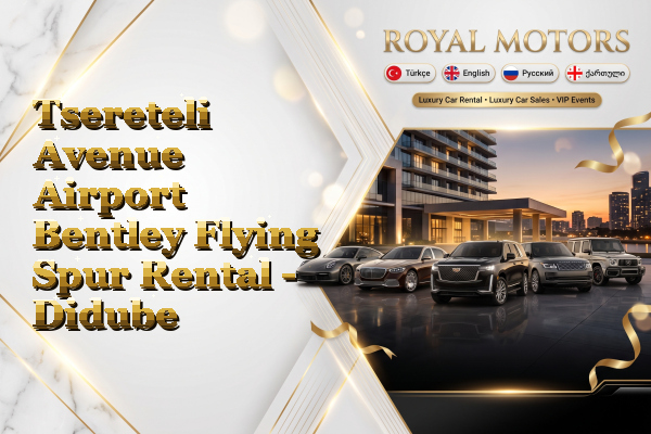 Tsereteli Avenue Airport Bentley Flying Spur Rental - Didube