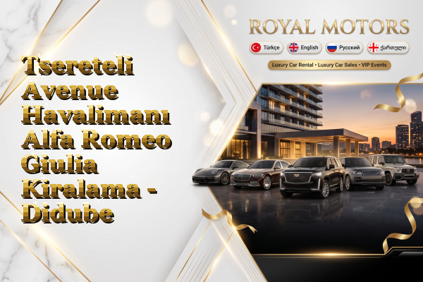 Tsereteli Avenue Havalimanı Alfa Romeo Giulia Kiralama - Didube