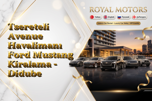 Tsereteli Avenue Havalimanı Ford Mustang Kiralama - Didube
