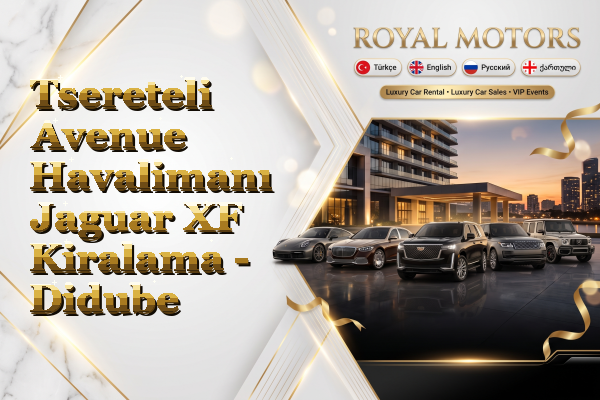 Tsereteli Avenue Havalimanı Jaguar XF Kiralama - Didube