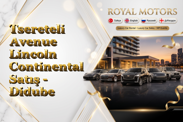 Tsereteli Avenue Lincoln Continental Satış - Didube