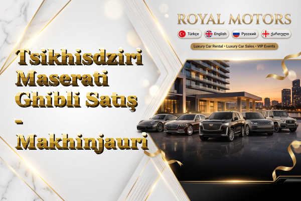 Tsikhisdziri Maserati Ghibli Satış - Makhinjauri