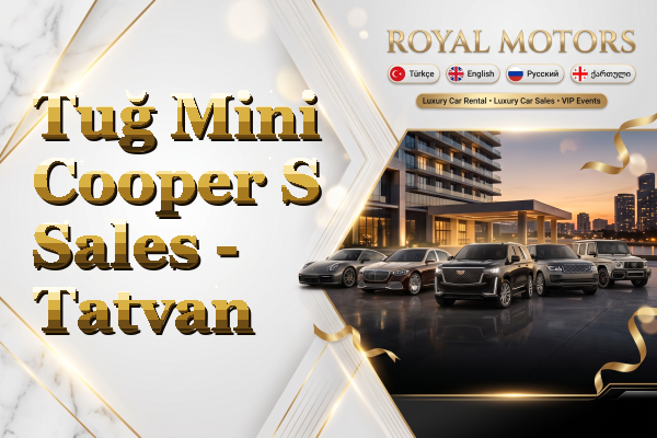 Tuğ Mini Cooper S Sales - Tatvan
