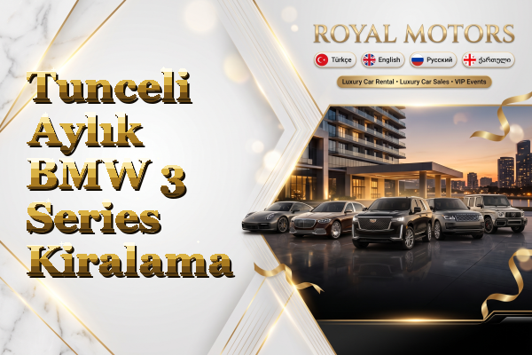 Tunceli Aylık BMW 3 Series Kiralama