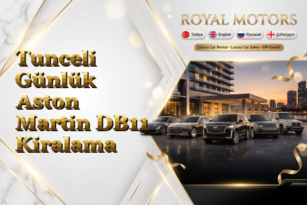 Tunceli Günlük Aston Martin DB11 Kiralama