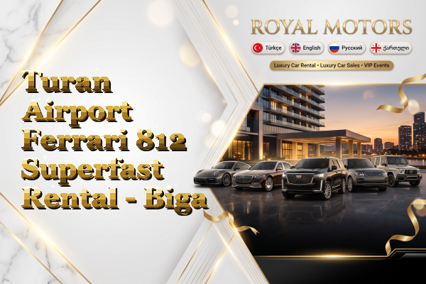 Turan Airport Ferrari 812 Superfast Rental - Biga