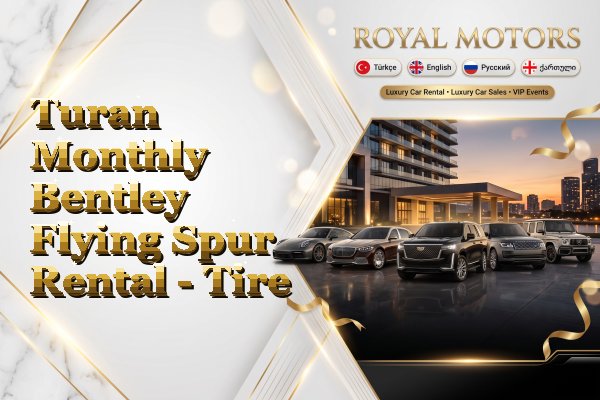 Turan Monthly Bentley Flying Spur Rental - Tire