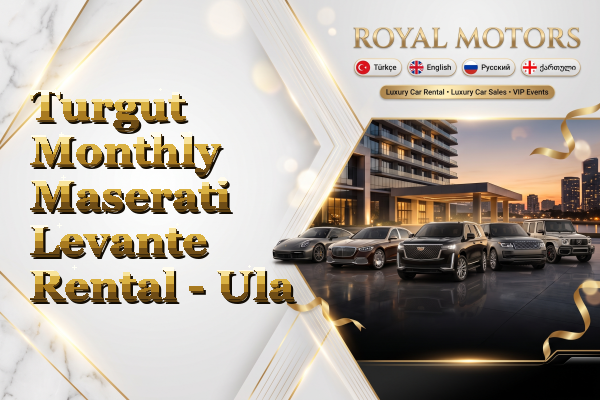 Turgut Monthly Maserati Levante Rental - Ula