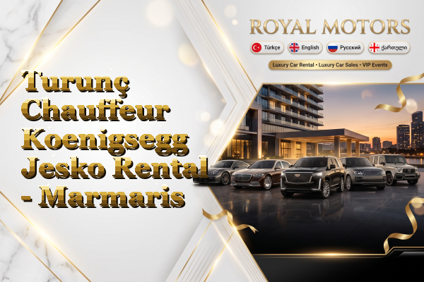 Turunç Chauffeur Koenigsegg Jesko Rental - Marmaris