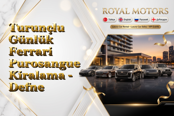 Turunçlu Günlük Ferrari Purosangue Kiralama - Defne
