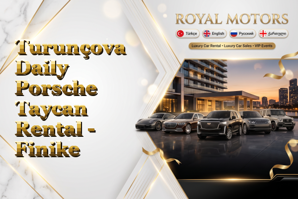 Turunçova Daily Porsche Taycan Rental - Finike