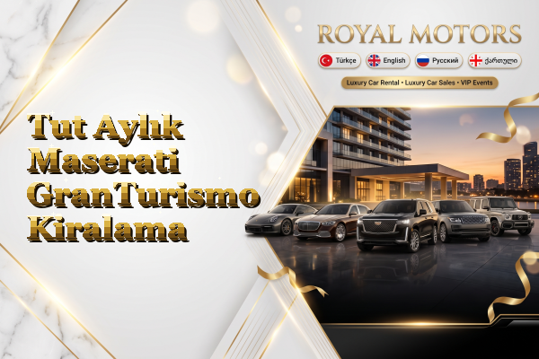 Tut Aylık Maserati GranTurismo Kiralama