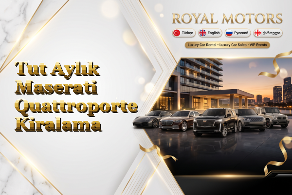 Tut Aylık Maserati Quattroporte Kiralama