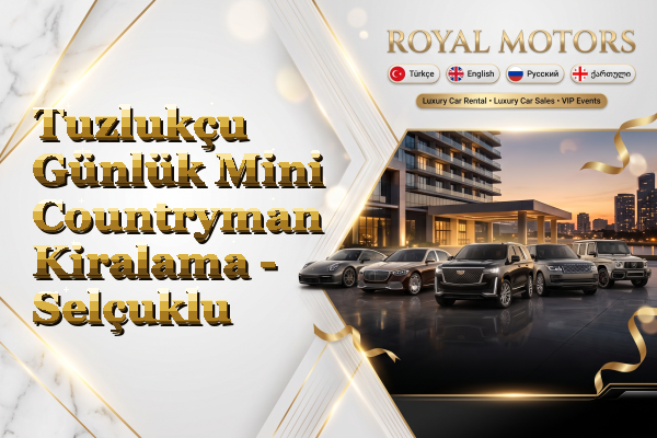Tuzlukçu Günlük Mini Countryman Kiralama - Selçuklu