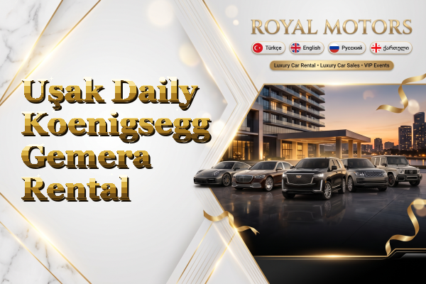 Uşak Daily Koenigsegg Gemera Rental