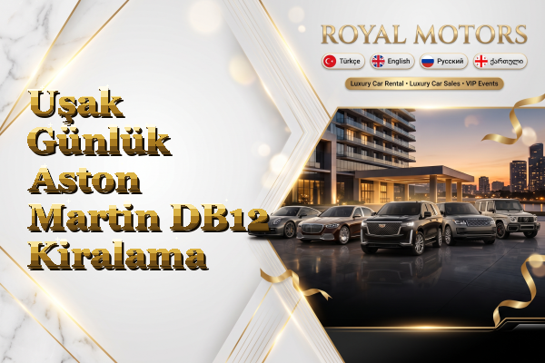 Uşak Günlük Aston Martin DB12 Kiralama