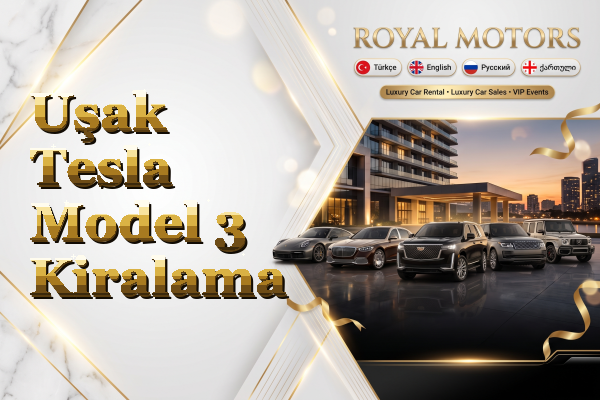 Uşak Tesla Model 3 Kiralama