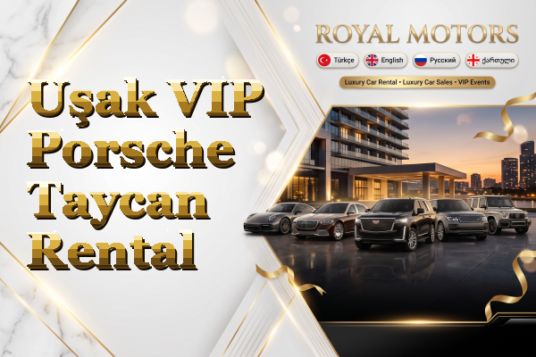 Uşak VIP Porsche Taycan Rental