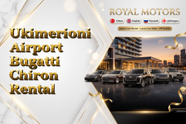 Ukimerioni Airport Bugatti Chiron Rental