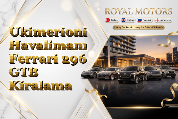 Ukimerioni Havalimanı Ferrari 296 GTB Kiralama