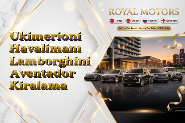 Ukimerioni Havalimanı Lamborghini Aventador Kiralama