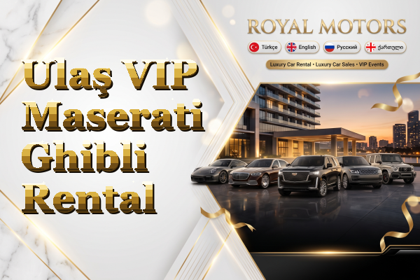Ulaş VIP Maserati Ghibli Rental