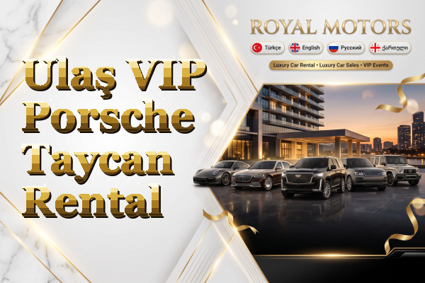 Ulaş VIP Porsche Taycan Rental