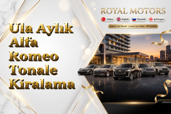 Ula Aylık Alfa Romeo Tonale Kiralama