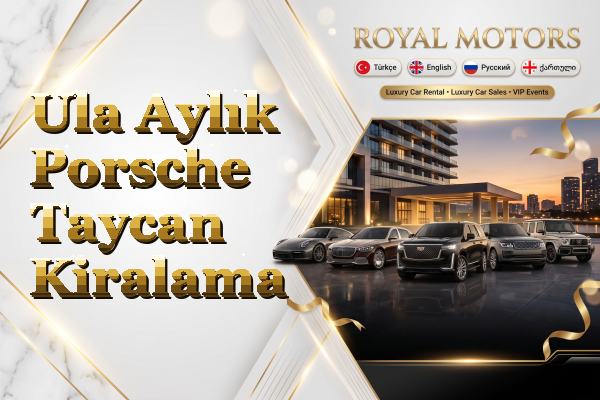 Ula Aylık Porsche Taycan Kiralama