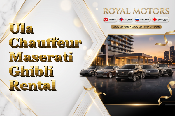 Ula Chauffeur Maserati Ghibli Rental