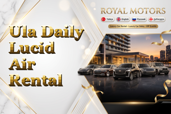 Ula Daily Lucid Air Rental
