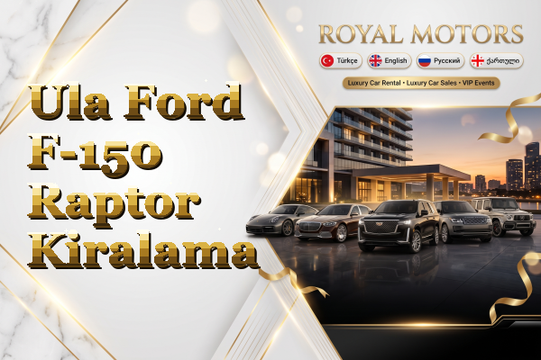 Ula Ford F-150 Raptor Kiralama