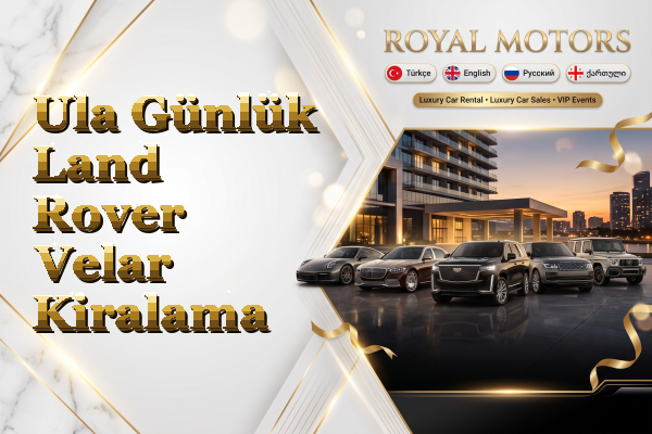 Ula Günlük Land Rover Velar Kiralama