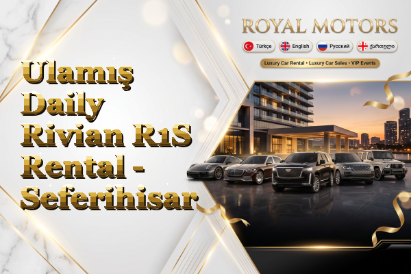 Ulamış Daily Rivian R1S Rental - Seferihisar