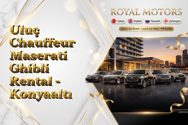 Uluç Chauffeur Maserati Ghibli Rental - Konyaaltı