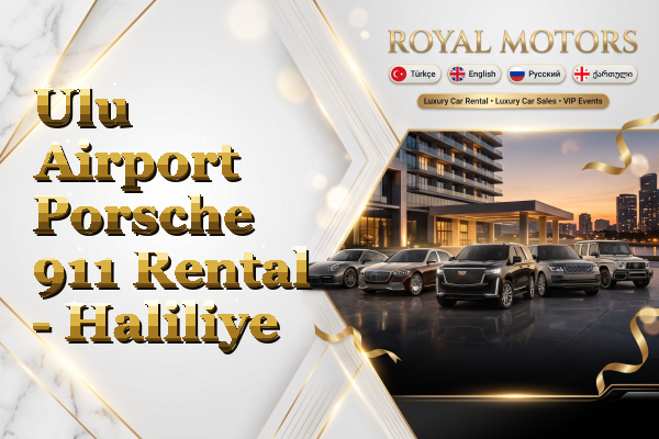 Ulu Airport Porsche 911 Rental - Haliliye
