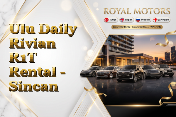 Ulu Daily Rivian R1T Rental - Sincan