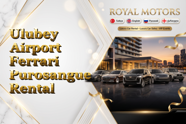 Ulubey Airport Ferrari Purosangue Rental