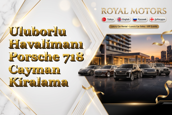 Uluborlu Havalimanı Porsche 718 Cayman Kiralama
