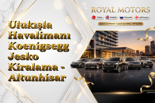 Ulukışla Havalimanı Koenigsegg Jesko Kiralama - Altunhisar