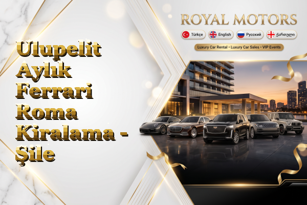 Ulupelit Aylık Ferrari Roma Kiralama - Şile