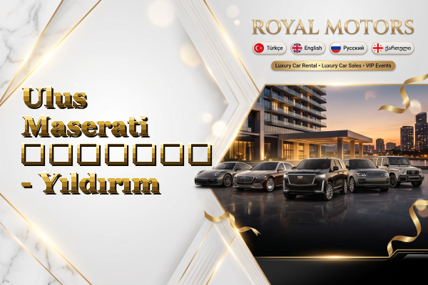 Ulus Maserati გაყიდვა - Yıldırım
