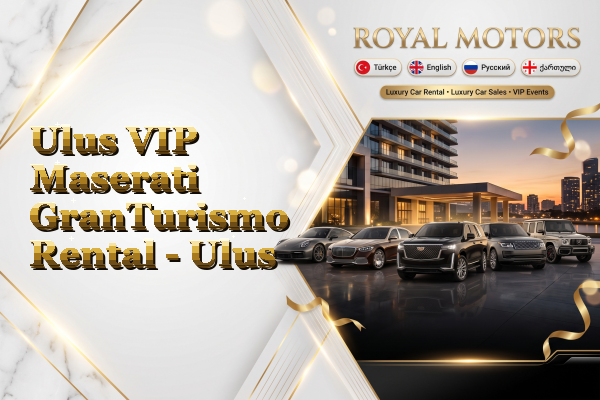 Ulus VIP Maserati GranTurismo Rental - Ulus
