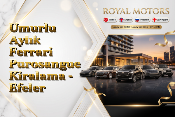 Umurlu Aylık Ferrari Purosangue Kiralama - Efeler